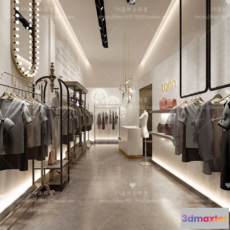 1115870 - CLOTHING STORE 3D SCENES - VRAY RENDER - 36