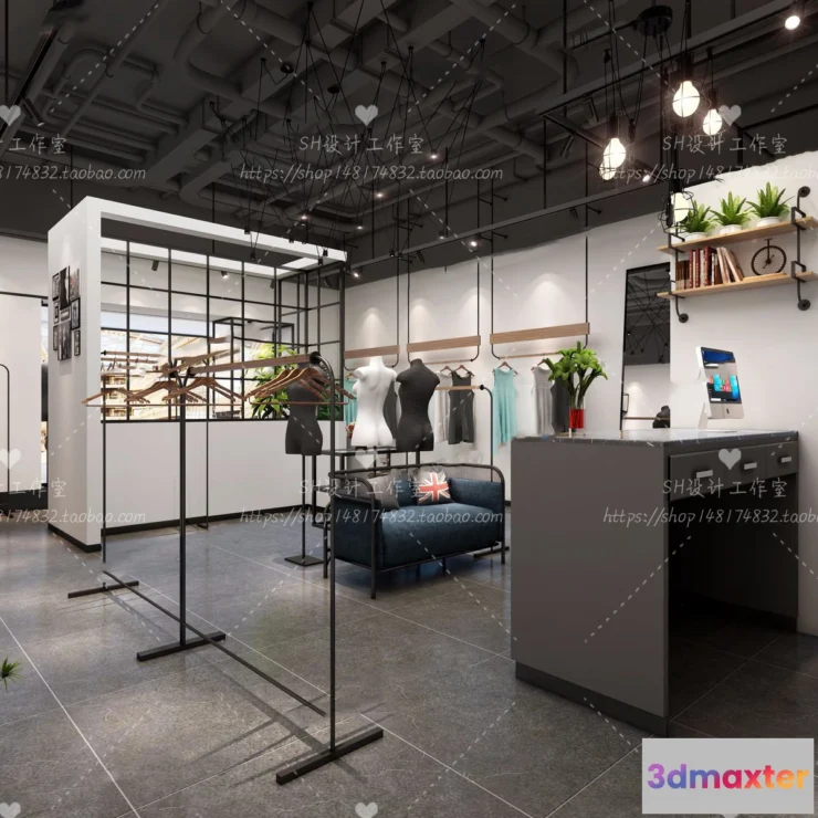 1115882 - CLOTHING STORE 3D SCENES - VRAY RENDER - 42