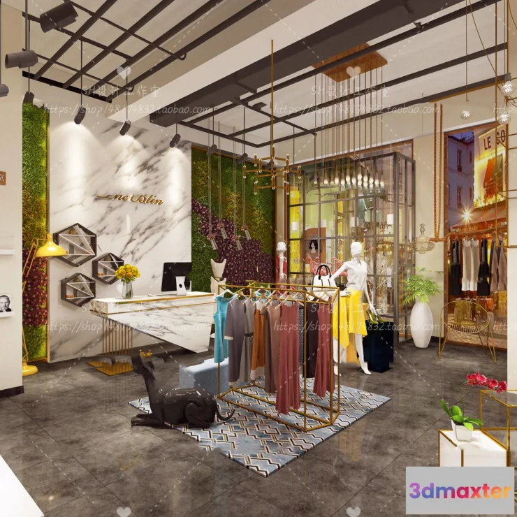 1115908 - CLOTHING STORE 3D SCENES - VRAY RENDER - 55