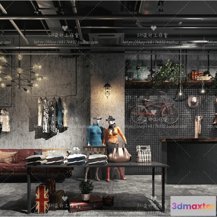 1115950 - CLOTHING STORE 3D SCENES - VRAY RENDER - 76