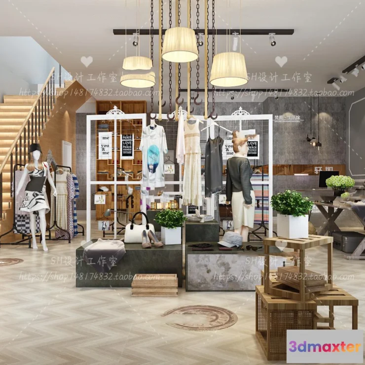 1115958 - CLOTHING STORE 3D SCENES - VRAY RENDER - 80