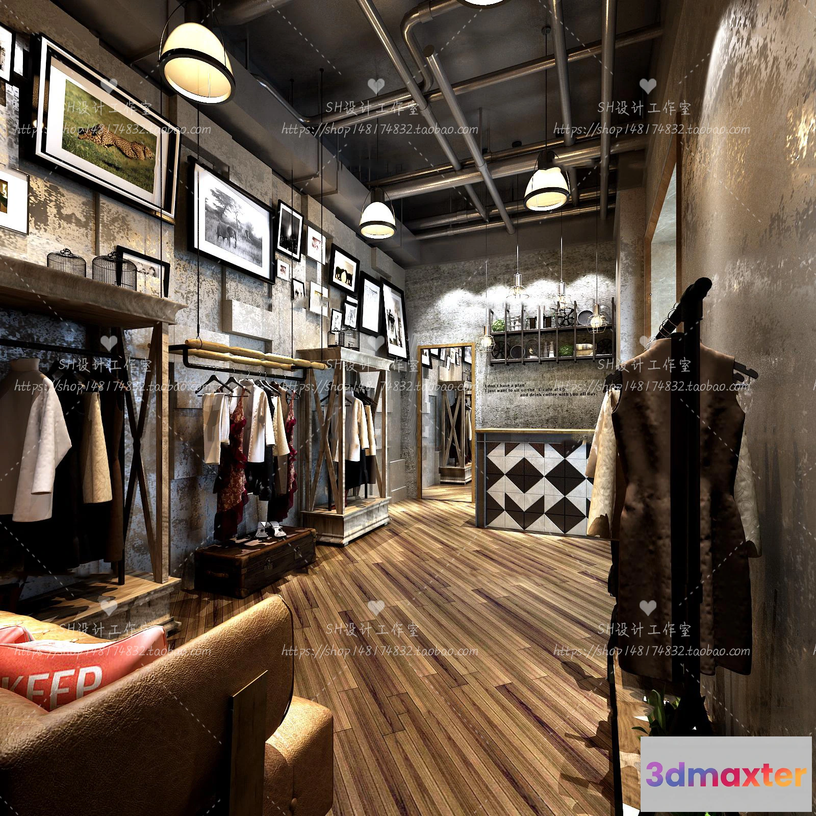 1115964 - CLOTHING STORE 3D SCENES - VRAY RENDER - 83