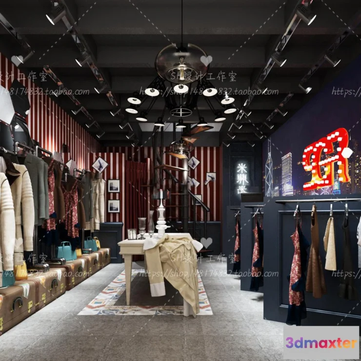 1115970 - CLOTHING STORE 3D SCENES - VRAY RENDER - 86