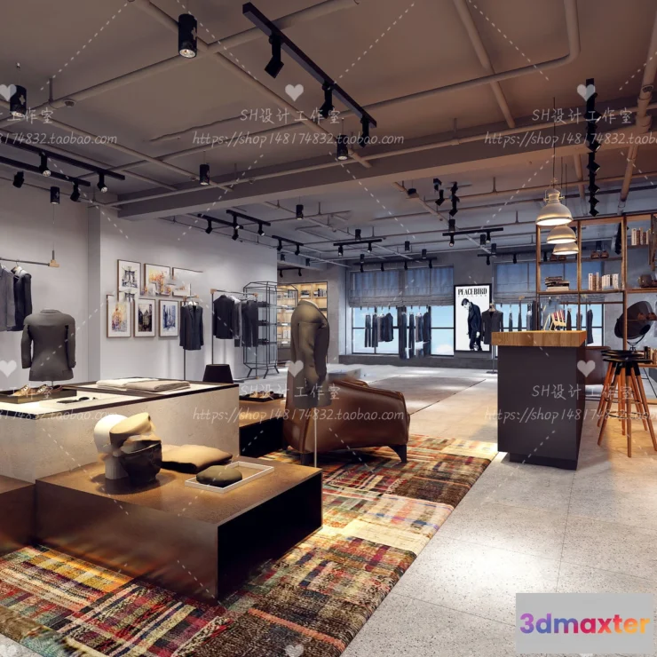 1115980 - CLOTHING STORE 3D SCENES - VRAY RENDER - 91