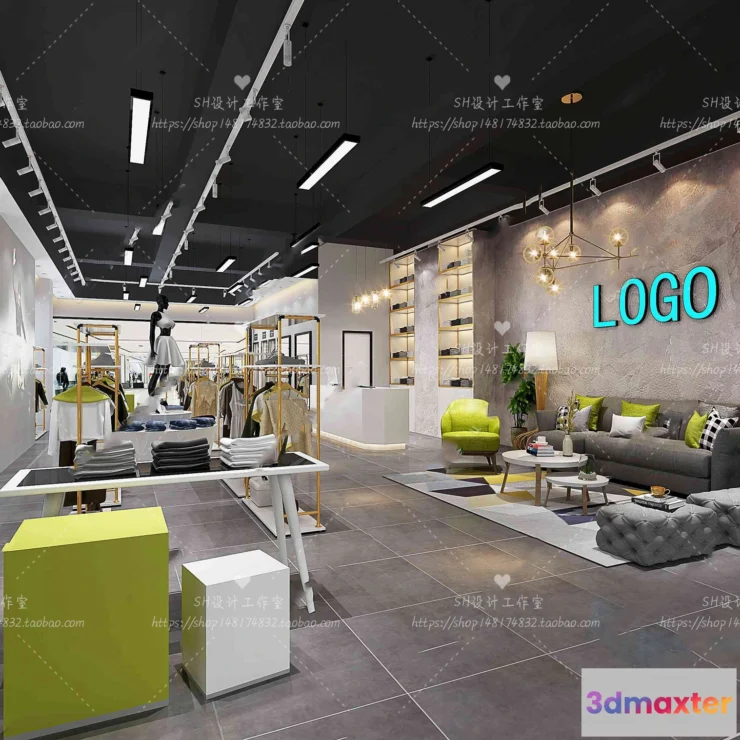 1116002 - CLOTHING STORE 3D SCENES - VRAY RENDER - 102