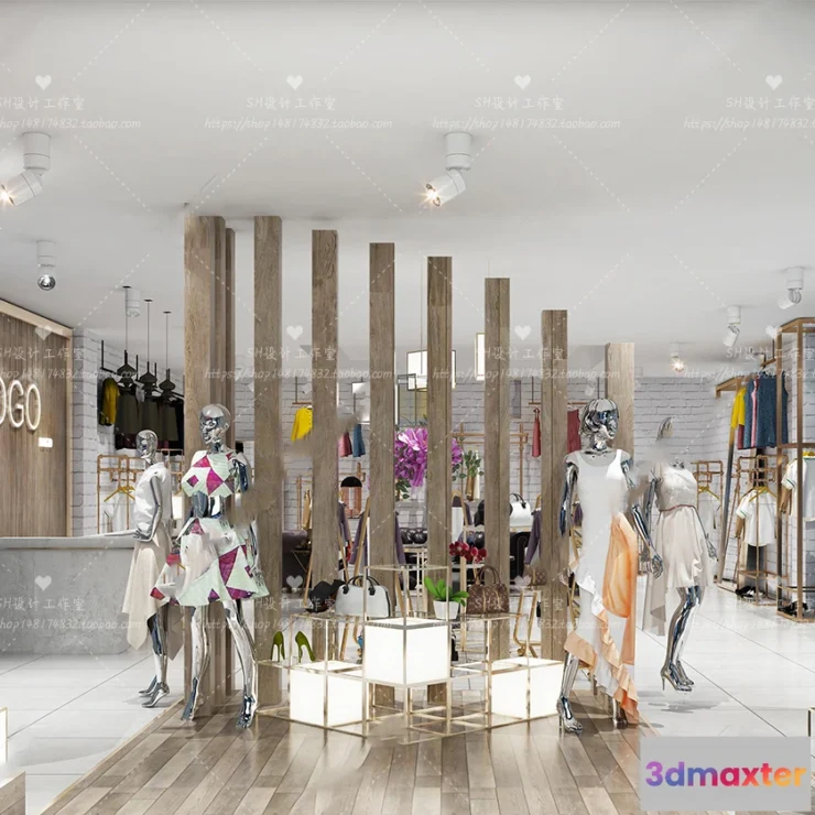 1116012 - CLOTHING STORE 3D SCENES - VRAY RENDER - 107