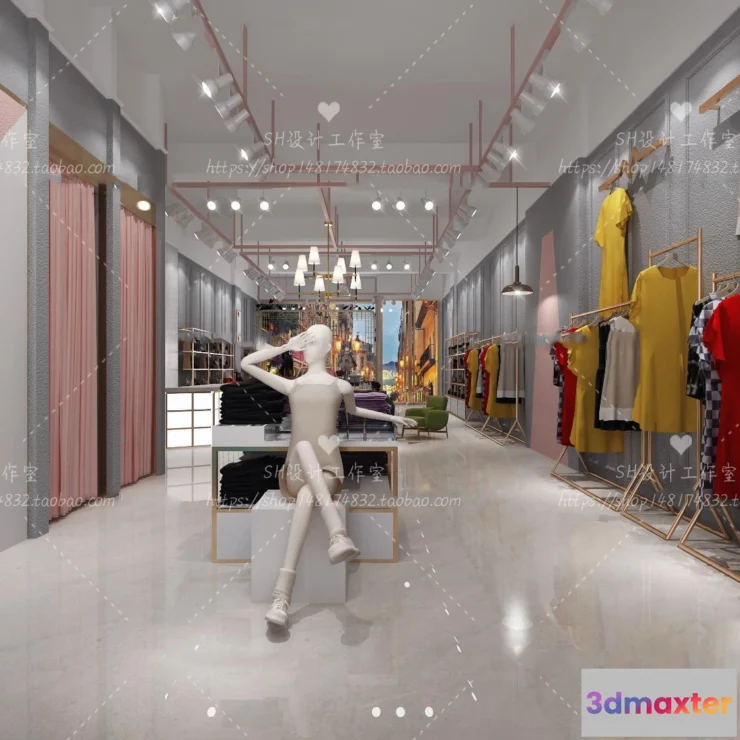1116018 - CLOTHING STORE 3D SCENES - VRAY RENDER - 110