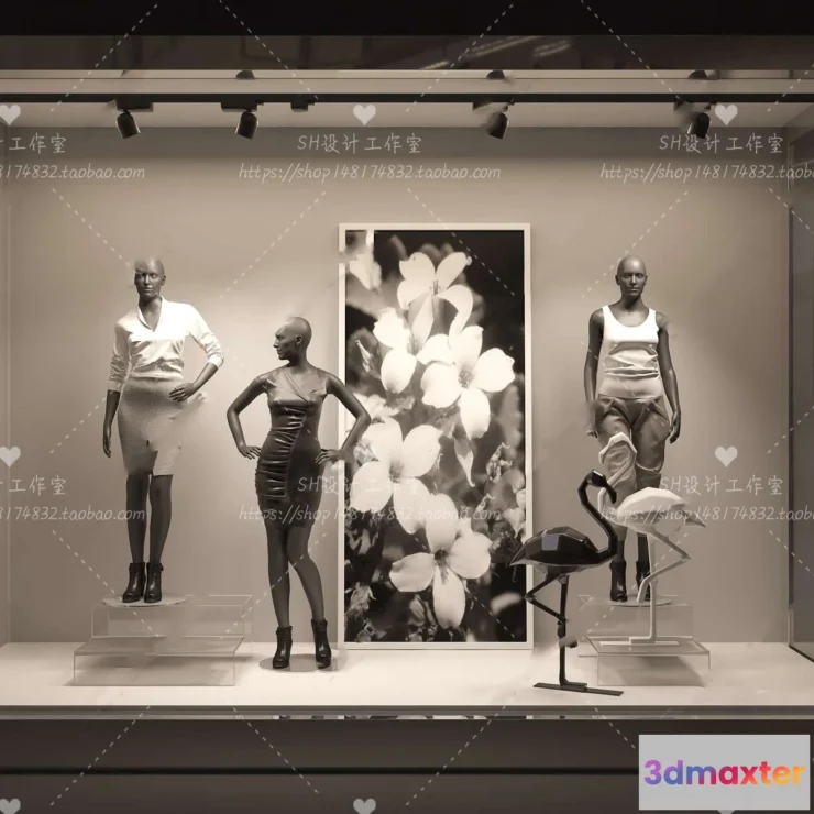 1116028 - CLOTHING STORE 3D SCENES - VRAY RENDER - 115