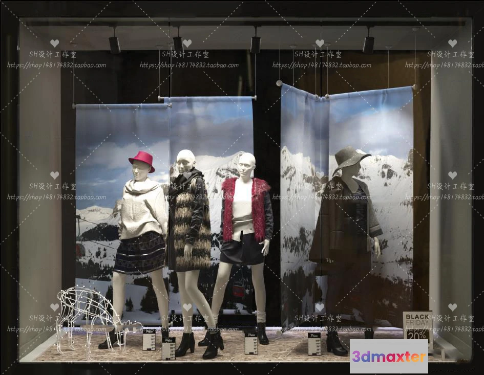 1116032 - CLOTHING STORE 3D SCENES - VRAY RENDER - 117