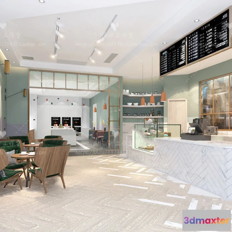 1116046 - COFFEE SHOP 3D SCENES - VRAY RENDER - 04