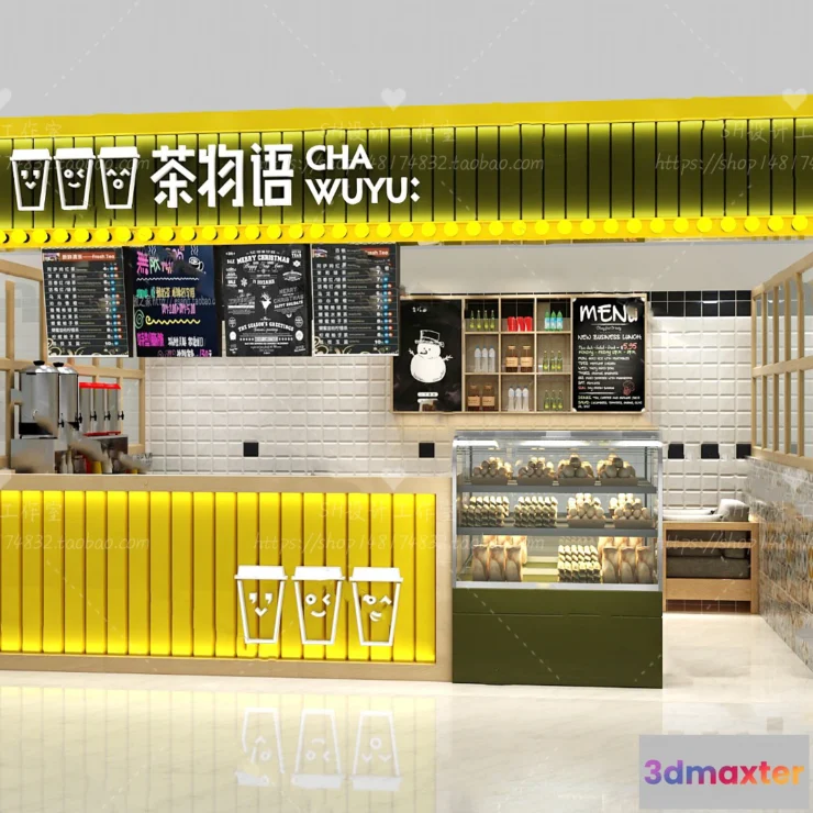 1116050 - COFFEE SHOP 3D SCENES - VRAY RENDER - 06