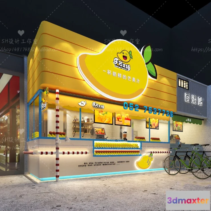 1116056 - COFFEE SHOP 3D SCENES - VRAY RENDER - 09