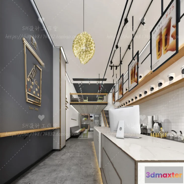 1116058 - COFFEE SHOP 3D SCENES - VRAY RENDER - 10