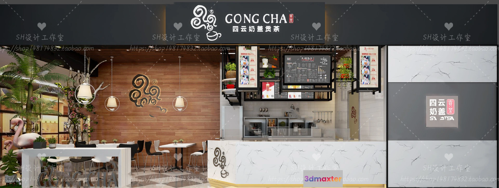 1116060 - COFFEE SHOP 3D SCENES - VRAY RENDER - 11