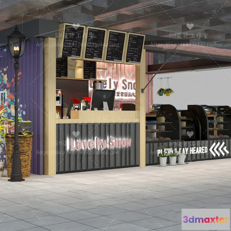 1116064 - COFFEE SHOP 3D SCENES - VRAY RENDER - 13