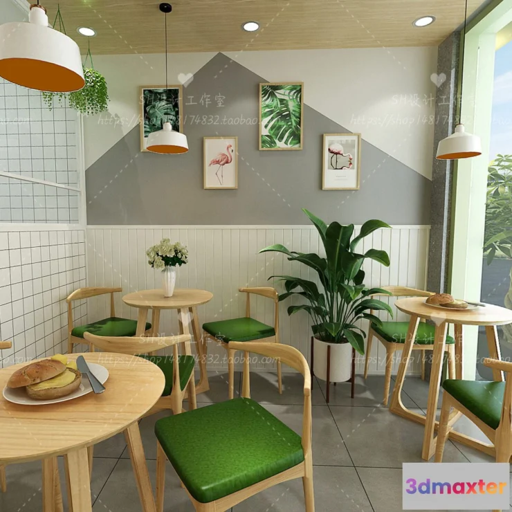 1116080 - COFFEE SHOP 3D SCENES - VRAY RENDER - 21