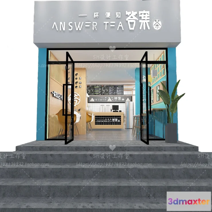 1116082 - COFFEE SHOP 3D SCENES - VRAY RENDER - 23