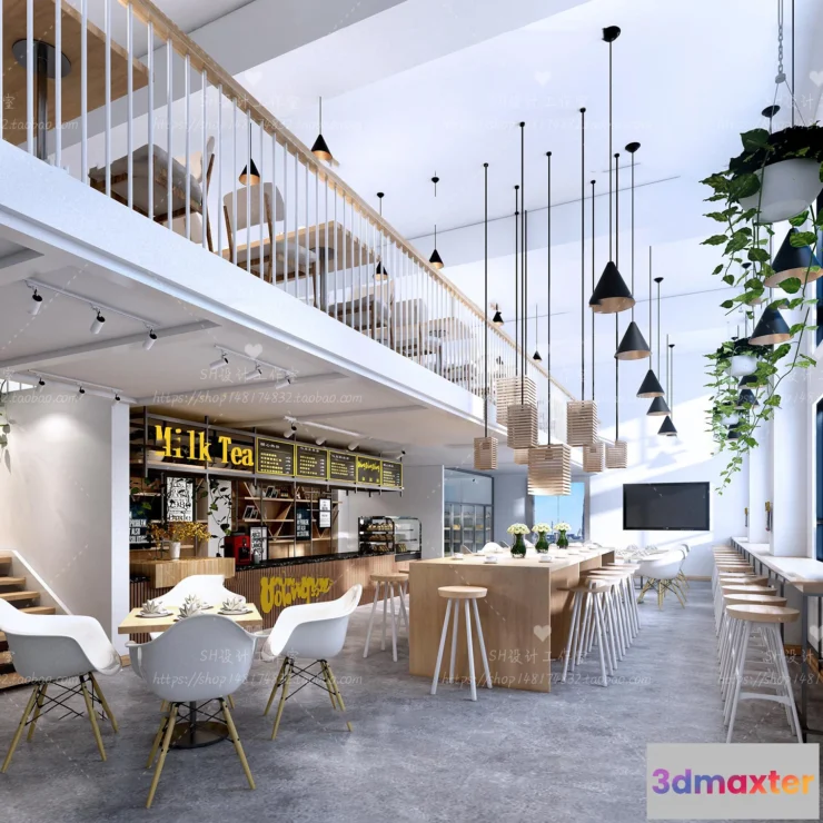 1116102 - COFFEE SHOP 3D SCENES - VRAY RENDER - 33