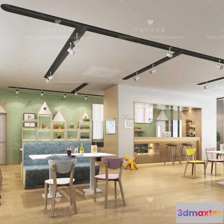 1116110 - COFFEE SHOP 3D SCENES - VRAY RENDER - 37