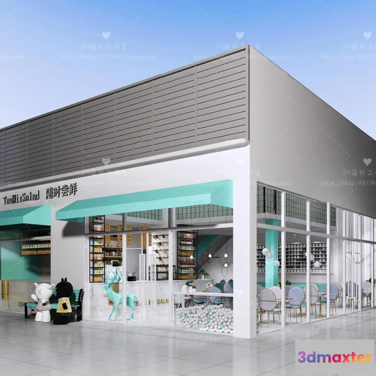 1116112 - COFFEE SHOP 3D SCENES - VRAY RENDER - 38