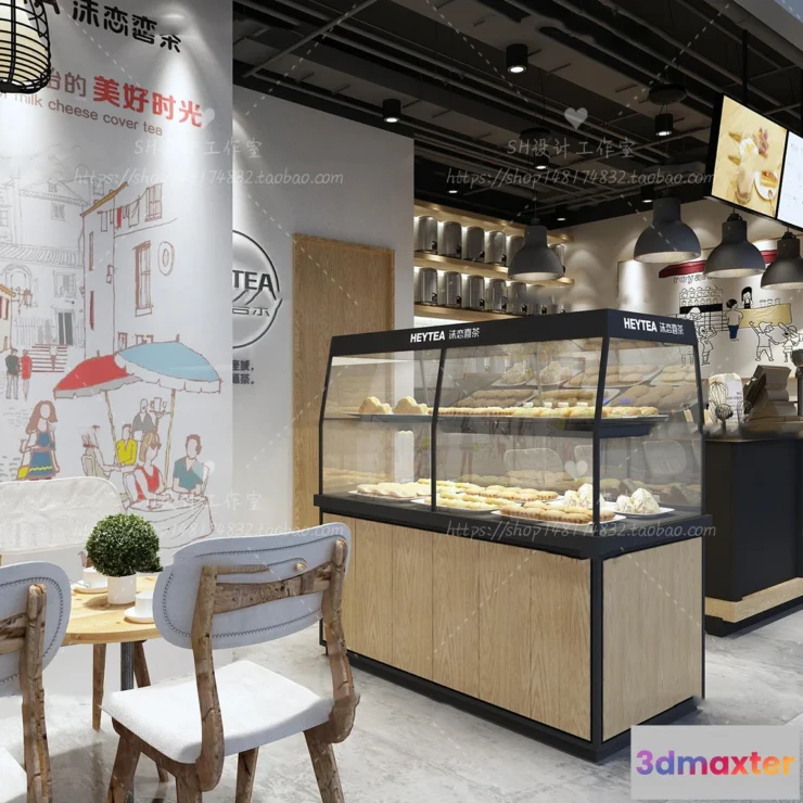 1116114 - COFFEE SHOP 3D SCENES - VRAY RENDER - 39