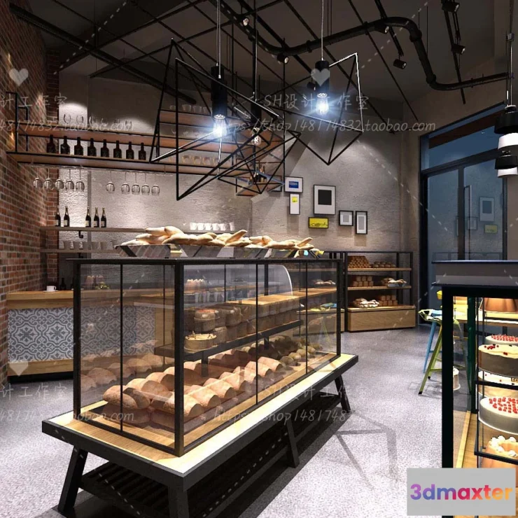 1116134 - COFFEE SHOP 3D SCENES - VRAY RENDER - 49