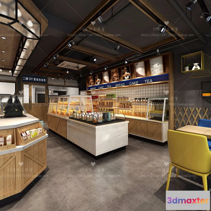 1116136 - COFFEE SHOP 3D SCENES - VRAY RENDER - 50