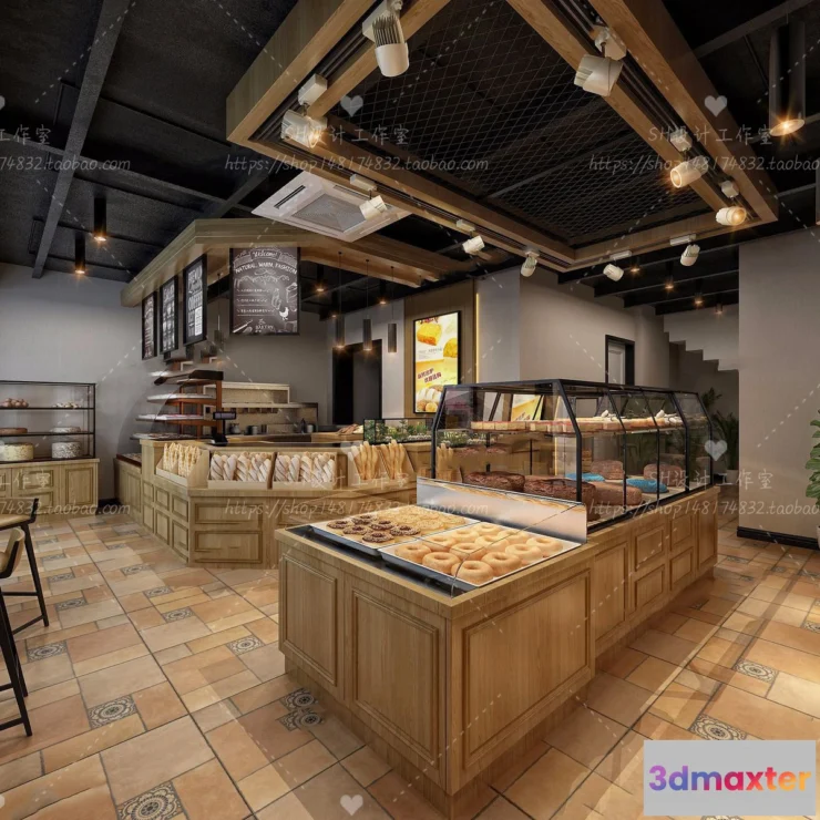 1116142 - COFFEE SHOP 3D SCENES - VRAY RENDER - 53