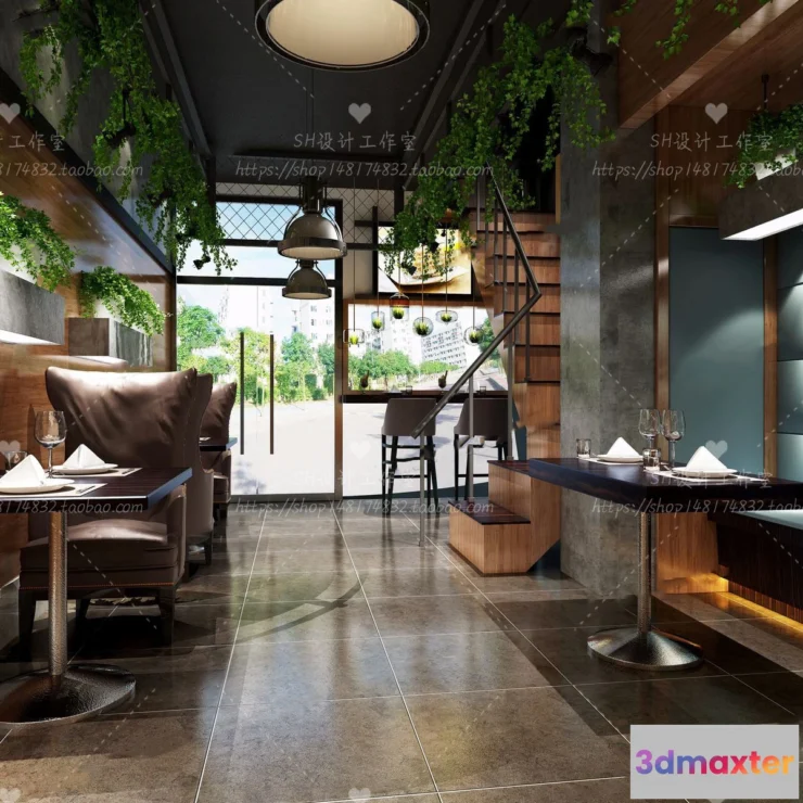 1116148 - COFFEE SHOP 3D SCENES - VRAY RENDER - 56