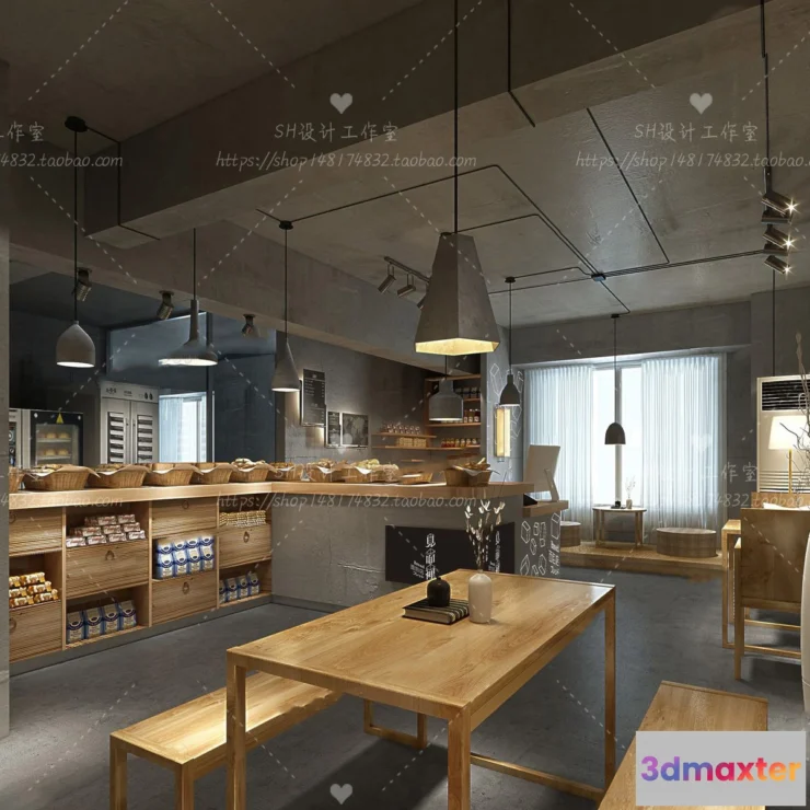 1116154 - COFFEE SHOP 3D SCENES - VRAY RENDER - 59