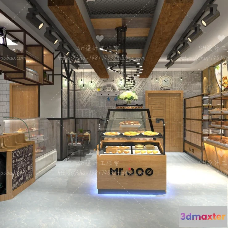 1116164 - COFFEE SHOP 3D SCENES - VRAY RENDER - 64