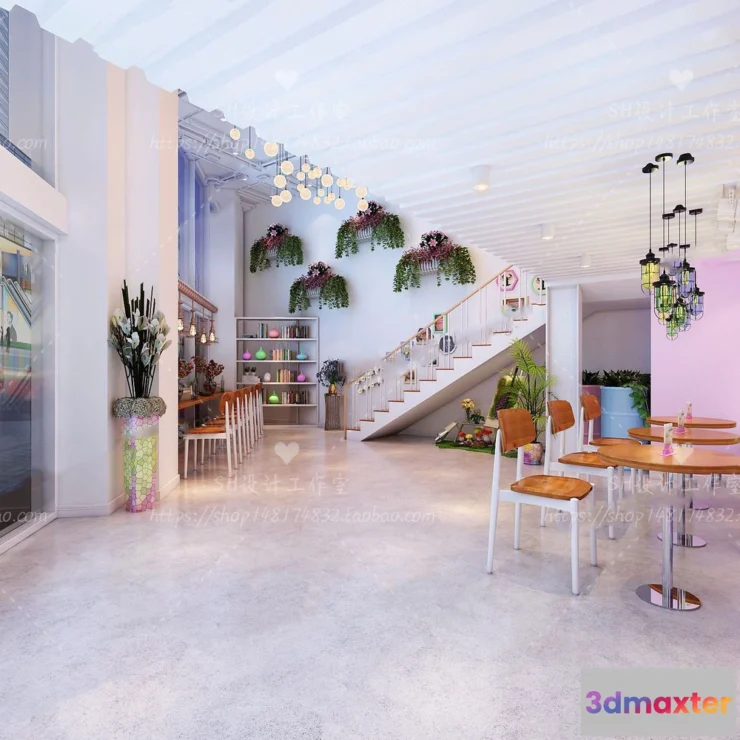 1116174 - COFFEE SHOP 3D SCENES - VRAY RENDER - 69