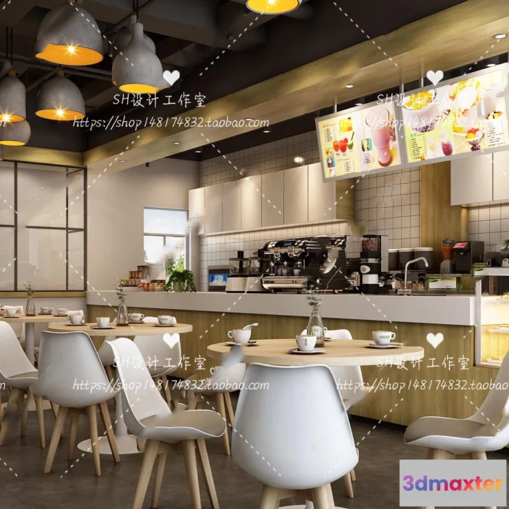 1116186 - COFFEE SHOP 3D SCENES - VRAY RENDER - 75