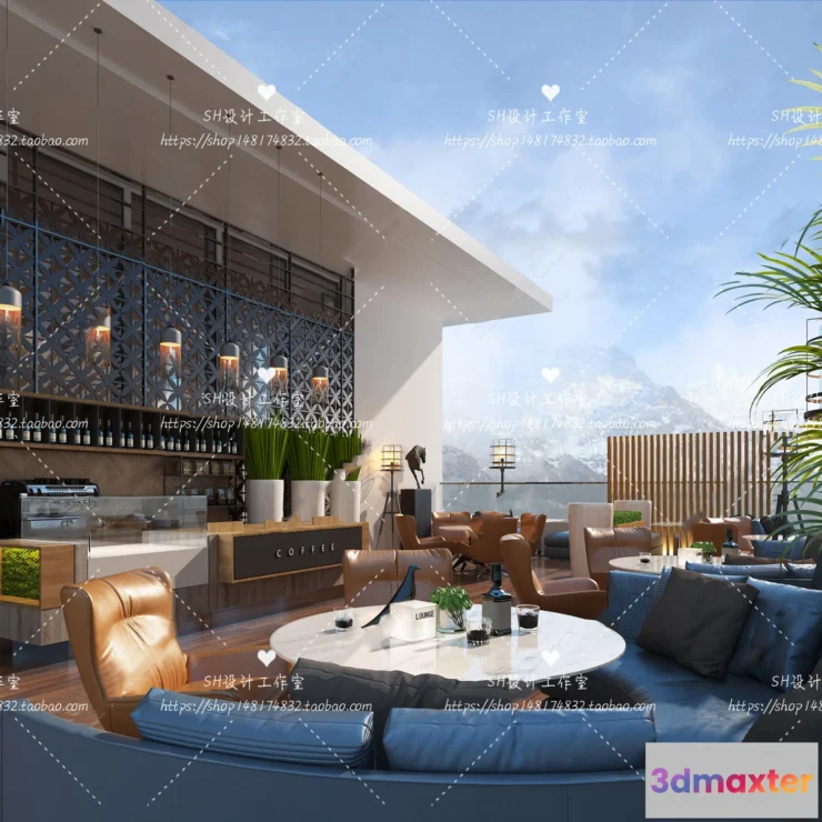 1116200 - COFFEE SHOP 3D SCENES - VRAY RENDER - 82