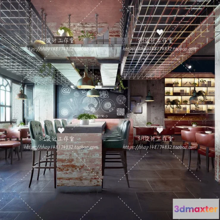 1116214 - COFFEE SHOP 3D SCENES - VRAY RENDER - 89