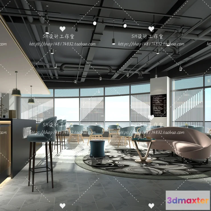 1116220 - COFFEE SHOP 3D SCENES - VRAY RENDER - 92