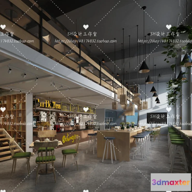 1116222 - COFFEE SHOP 3D SCENES - VRAY RENDER - 93
