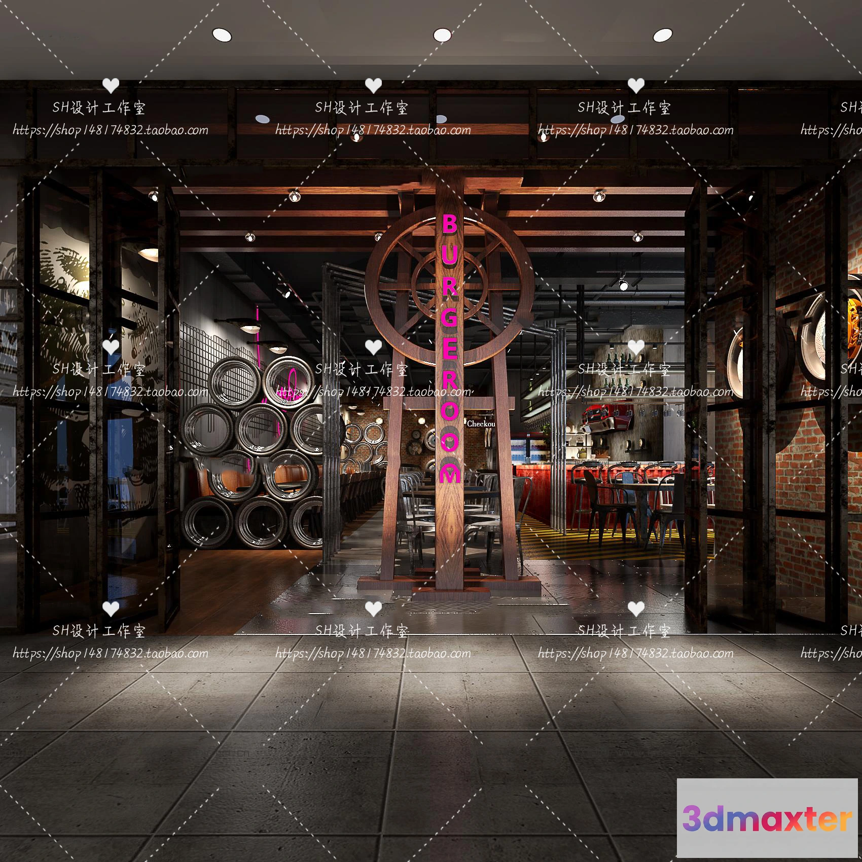 1116226 - COFFEE SHOP 3D SCENES - VRAY RENDER - 95