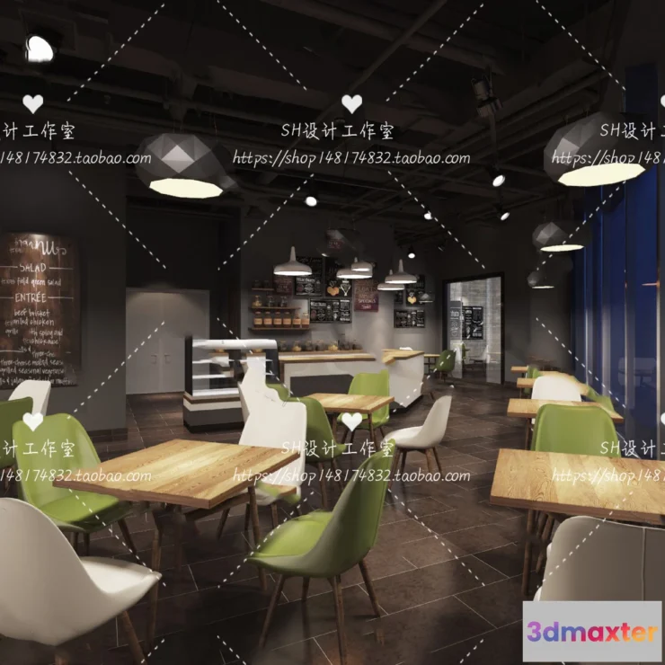 1116240 - COFFEE SHOP 3D SCENES - VRAY RENDER - 102