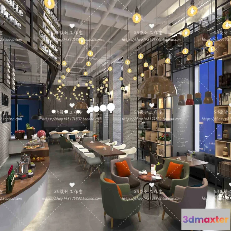 1116242 - COFFEE SHOP 3D SCENES - VRAY RENDER - 103