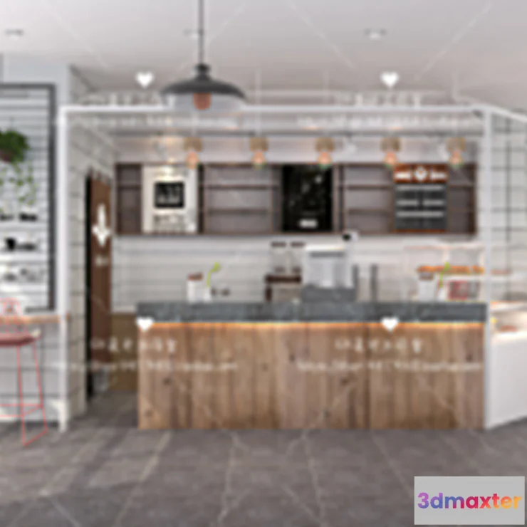 1116258 - COFFEE SHOP 3D SCENES - VRAY RENDER - 111