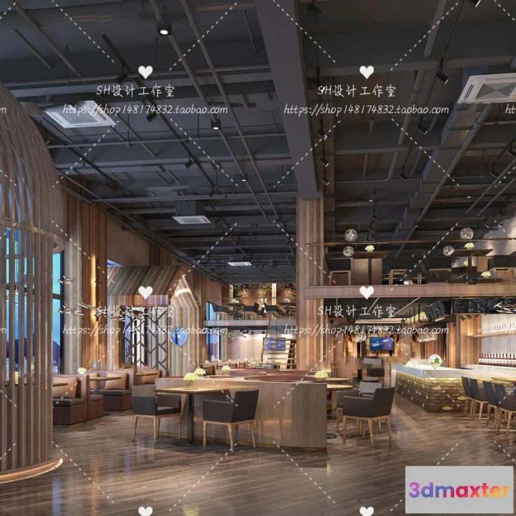 1116270 - COFFEE SHOP 3D SCENES - VRAY RENDER - 117