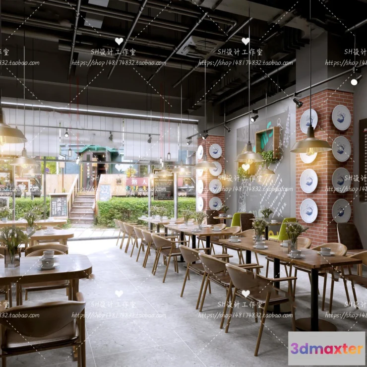 1116274 - COFFEE SHOP 3D SCENES - VRAY RENDER - 119