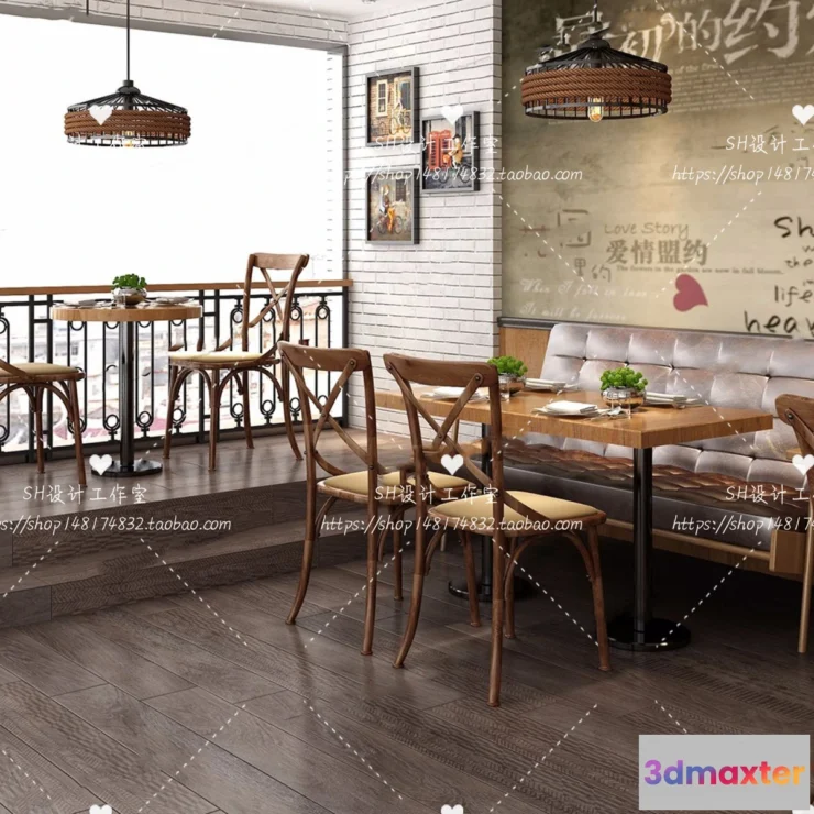 1116276 - COFFEE SHOP 3D SCENES - VRAY RENDER - 120