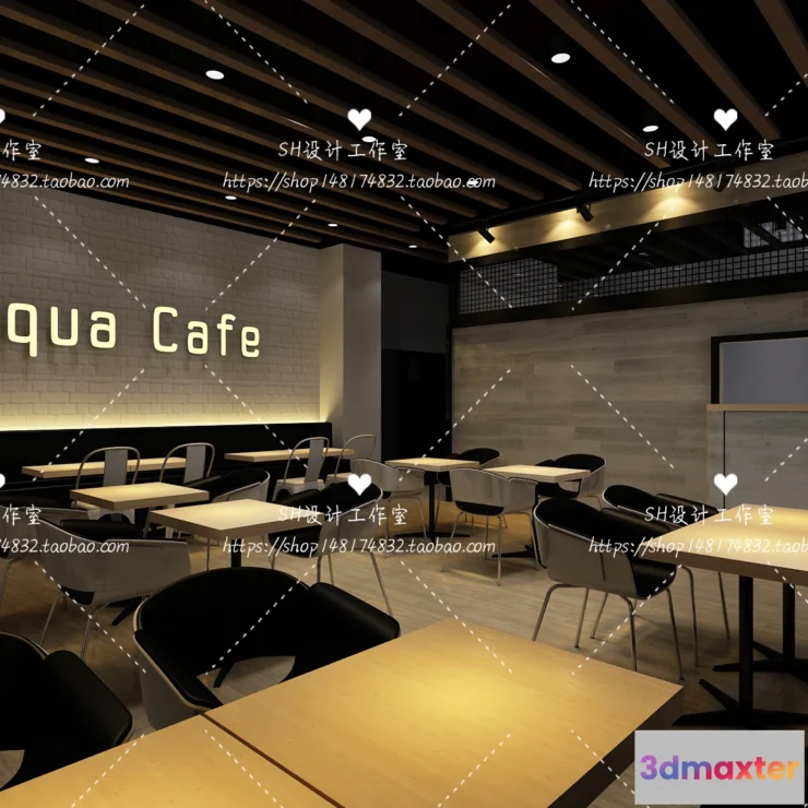 1116294 - COFFEE SHOP 3D SCENES - VRAY RENDER - 129