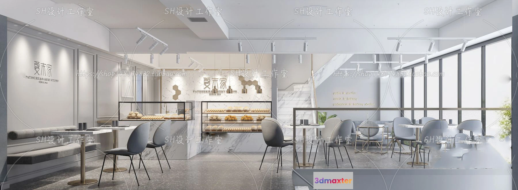 1116316 - COFFEE SHOP 3D SCENES - VRAY RENDER - 140