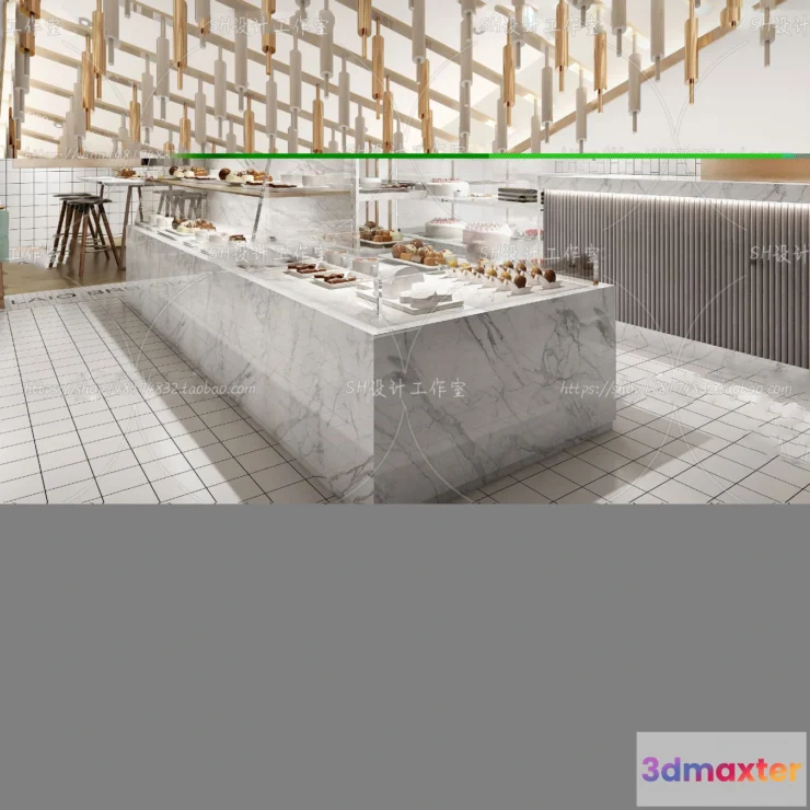 1116320 - COFFEE SHOP 3D SCENES - VRAY RENDER - 142