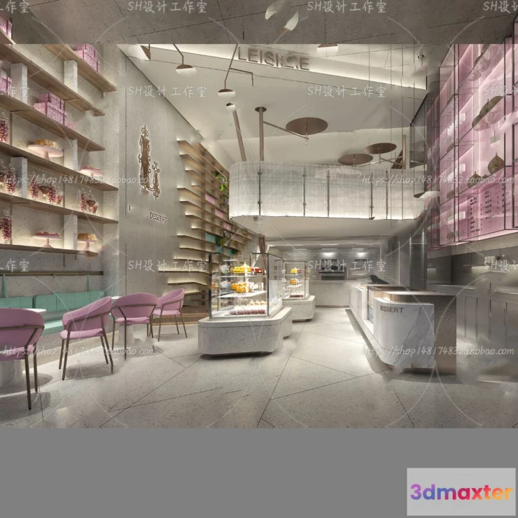 1116330 - COFFEE SHOP 3D SCENES - VRAY RENDER - 147