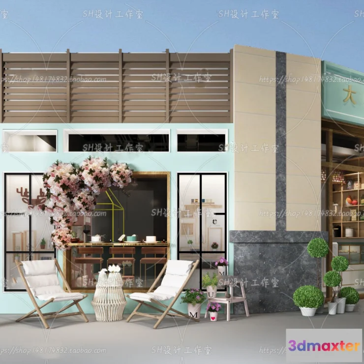 1116338 - COFFEE SHOP 3D SCENES - VRAY RENDER - 151