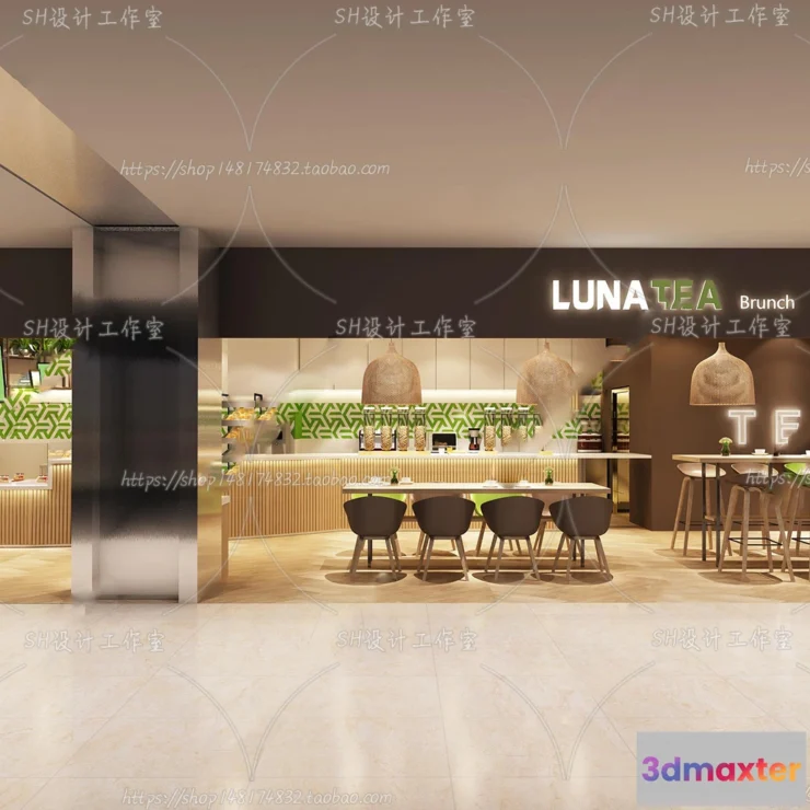 1116340 - COFFEE SHOP 3D SCENES - VRAY RENDER - 152